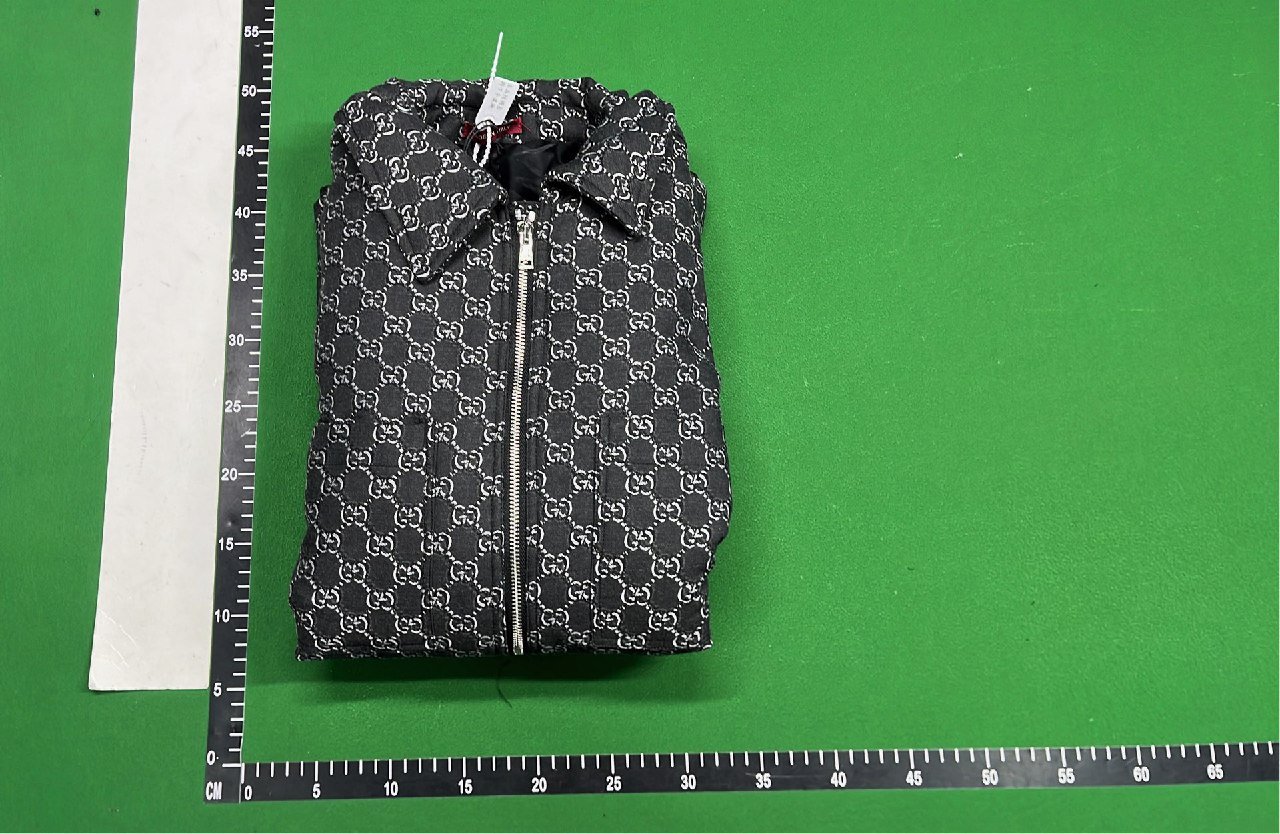 Tommy Hilfiger Gray Quilted Down Jacket with Red Logo Patch -3