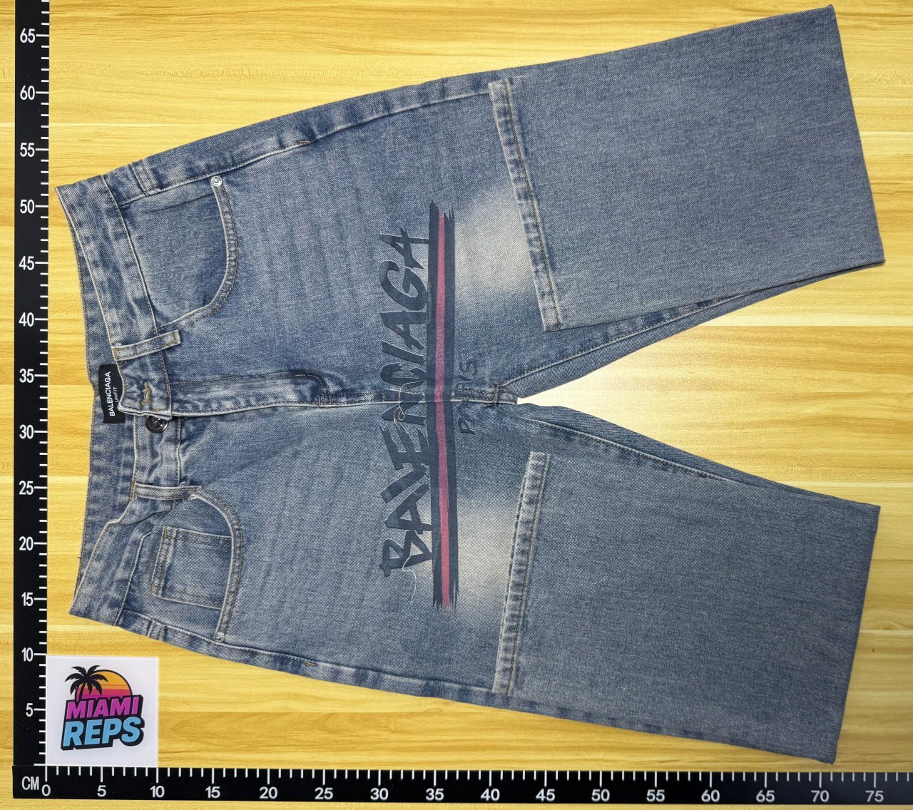 Balenciaga Logo Print Jeans [7 styles] -2