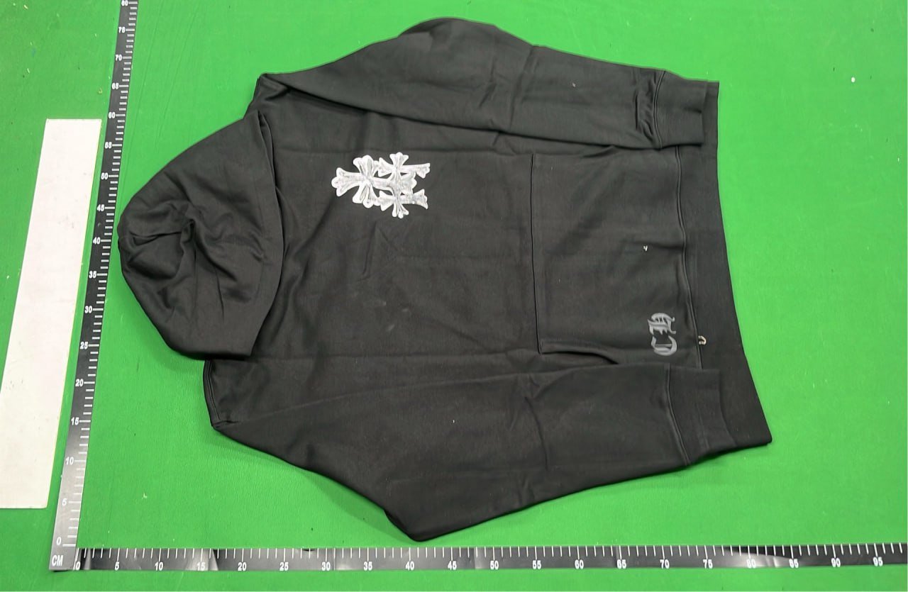 Chrome Hearts Black Hoodie with Purple Embroidery [36 styles] -3