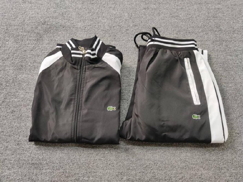  Lacoste 8221# WhiteGreen Tracksuit Set Sportswear [5 styles] -4