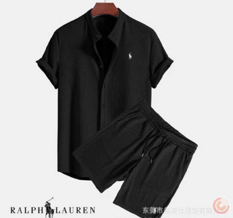 Ralph Lauren Polo Short Sleeve Shirt & Shorts Set [5 styles -4