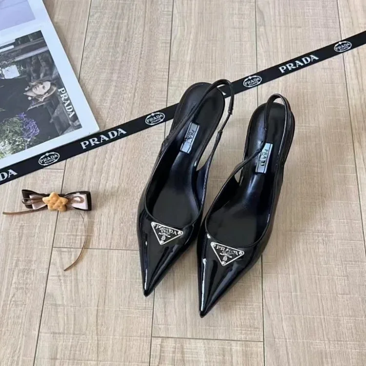 Prada Pointed Toe Slingback Hi