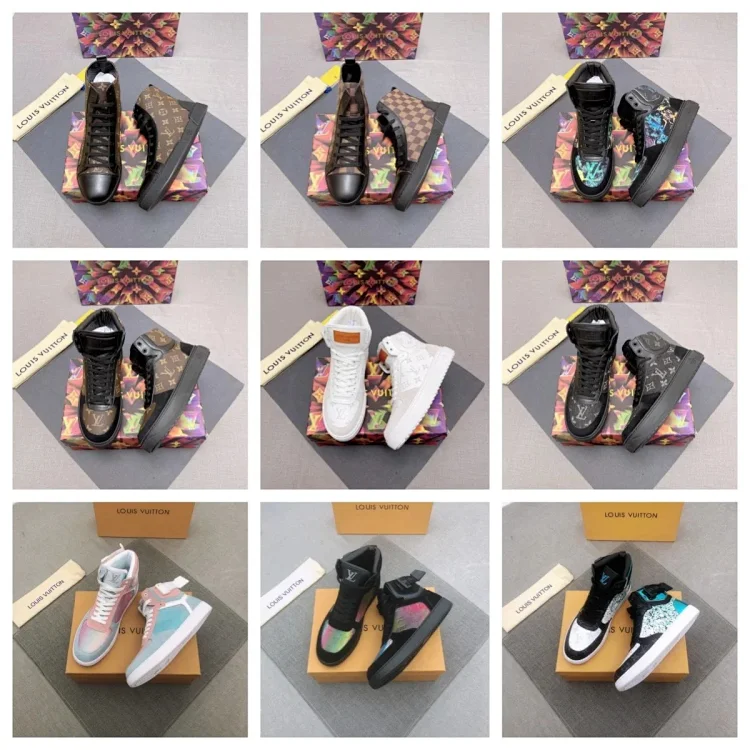  Louis Vuitton High-Top Sneake