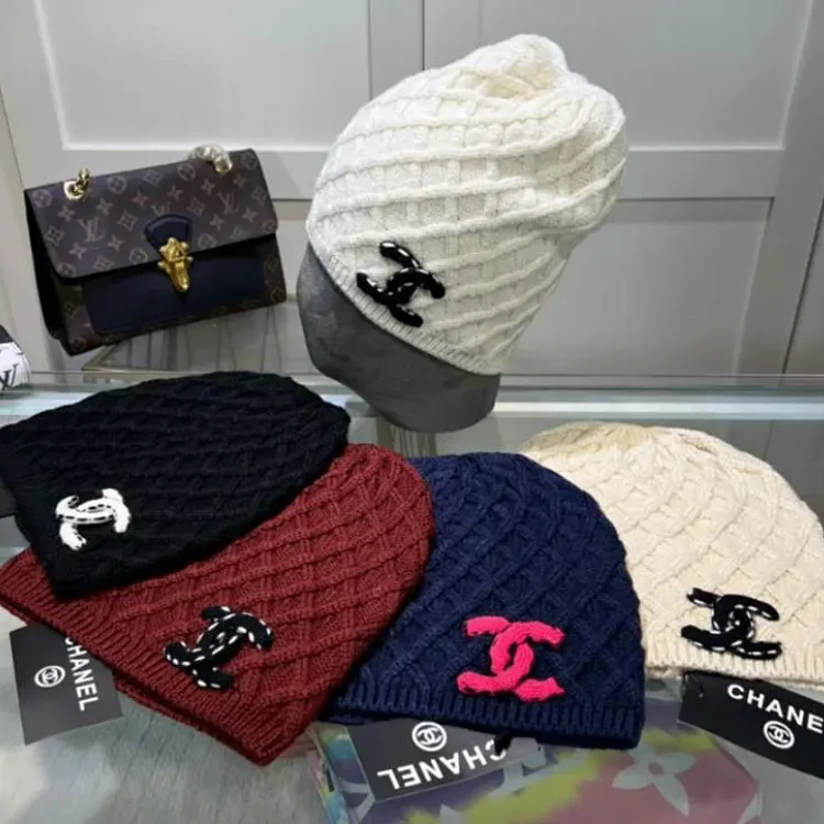 Chanel Quilted Knit Beanie [16