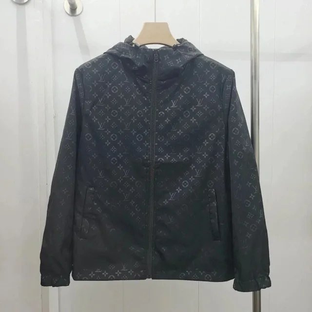 Louis Vuitton Monogram Print Hooded Jacket [5 styles] -3