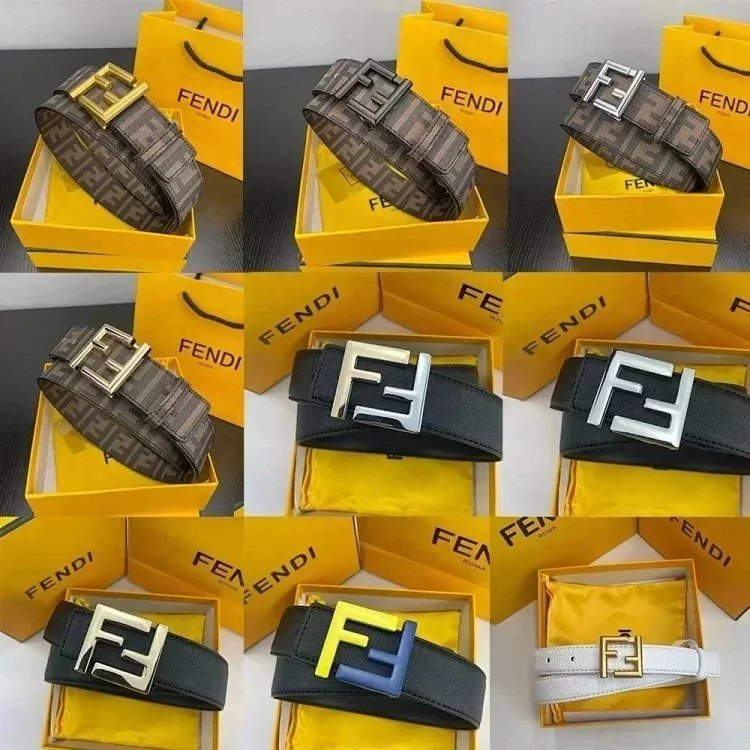  Fendi FF Logo Belt [40 styles] -2