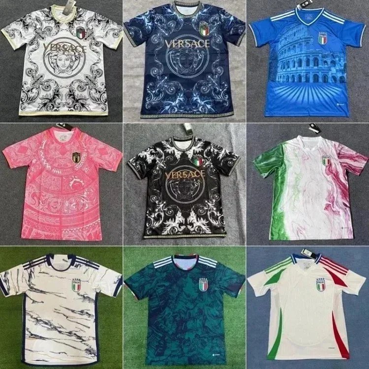  Versace Italy Football Jersey [22 styles] -3