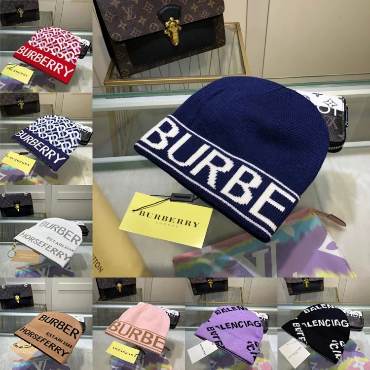 Burberry knitted hat caps