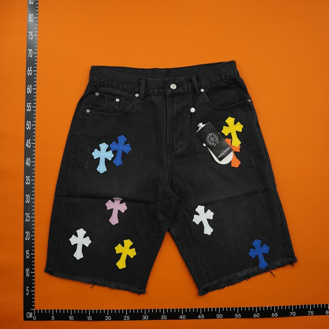 Chrome Hearts Jeans Short     -2