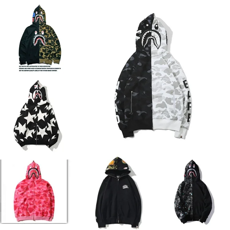 BAPE Shark Hoodie Camouflage Z