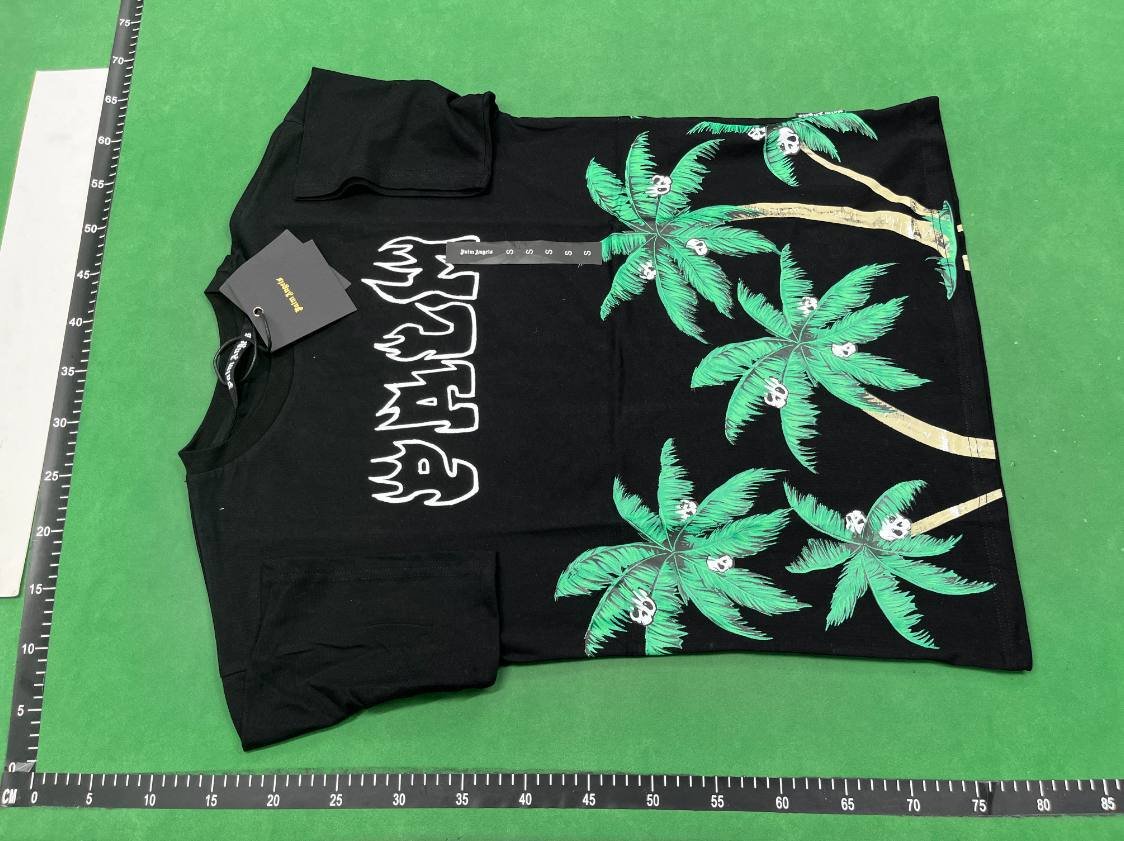  Palm Angels Angel Palm Tree Graphic T-Shirt [40 styles] -2