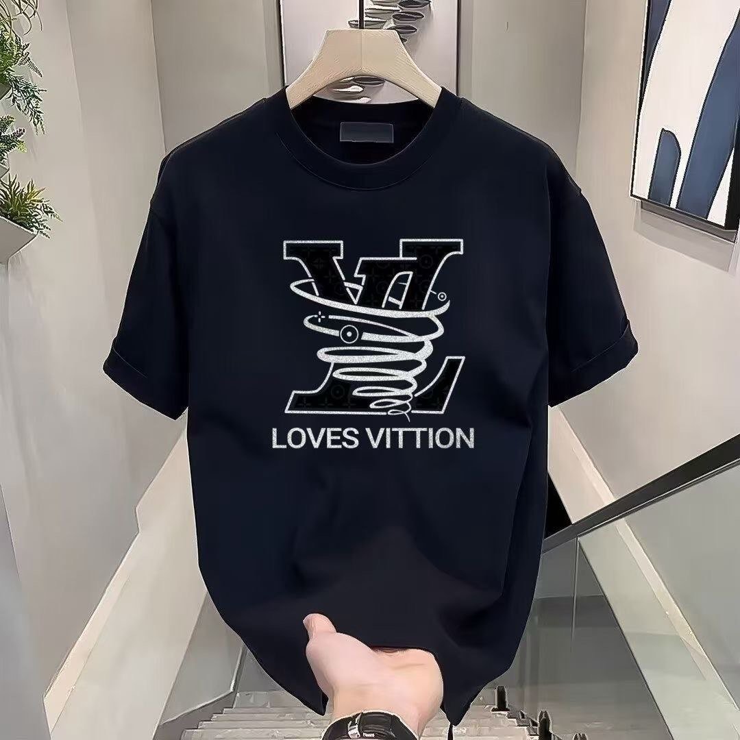 LV niche ins style short sleeved shirt -3