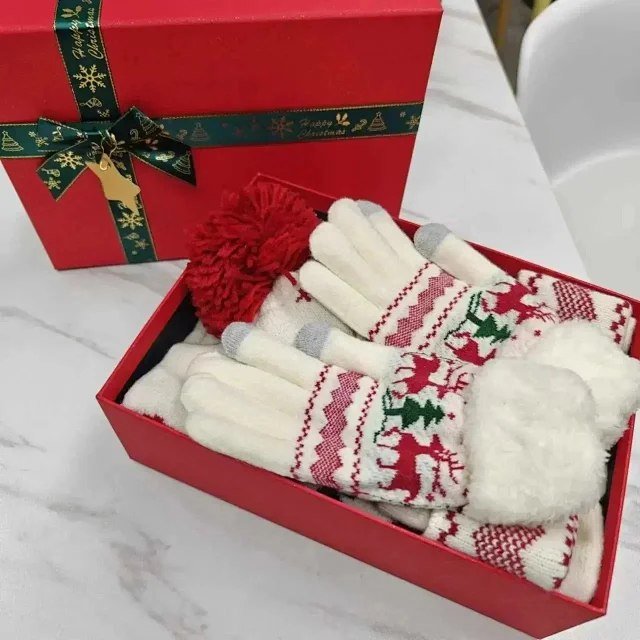 Fashionable Christmas scarf set -2