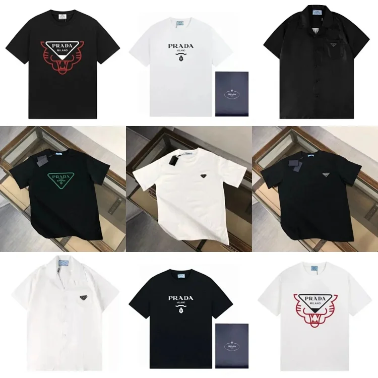 Prada Triangle Logo T-Shirt [3
