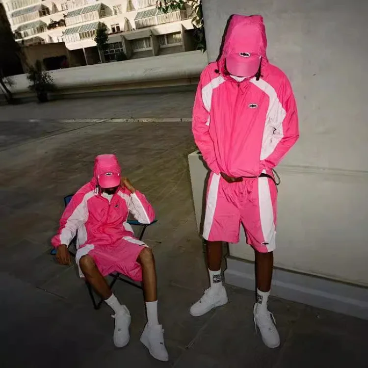 Pink Windbreaker Jacket with M