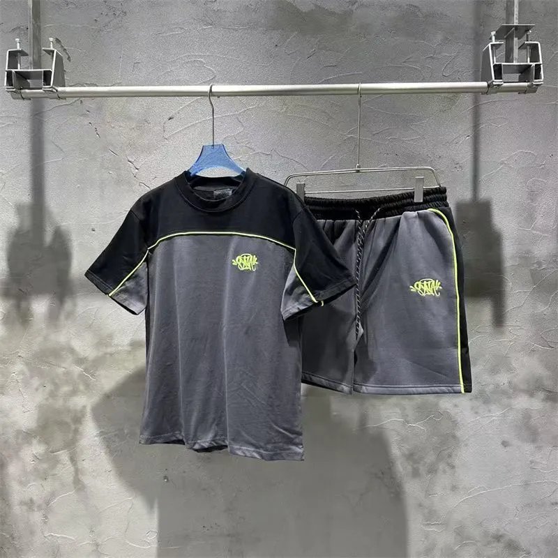 Syna World Colorblock T-ShirtShorts Set [12 styles] -3