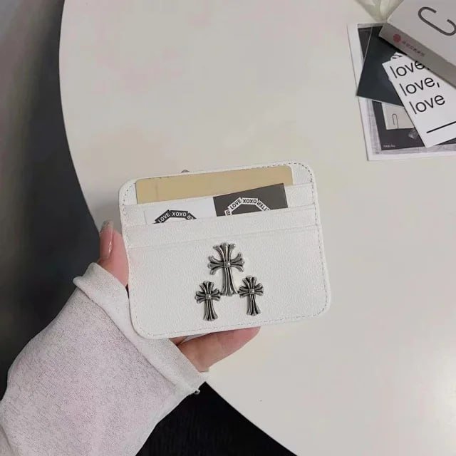 Chrome Hearts Cross Logo Card Holder [6 styles] -3