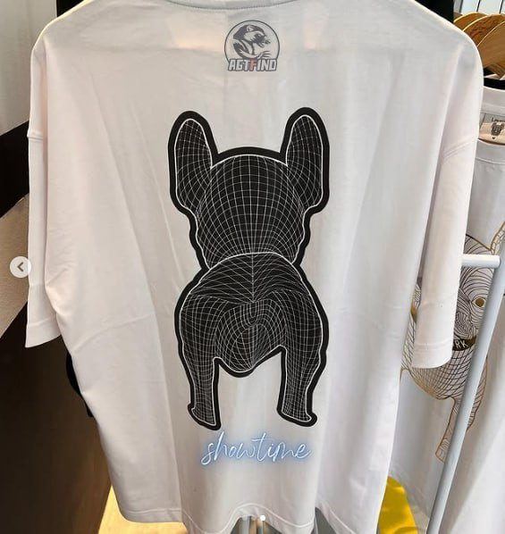 Gildan French Bulldog Line Art T-Shirt [38 styles] -4