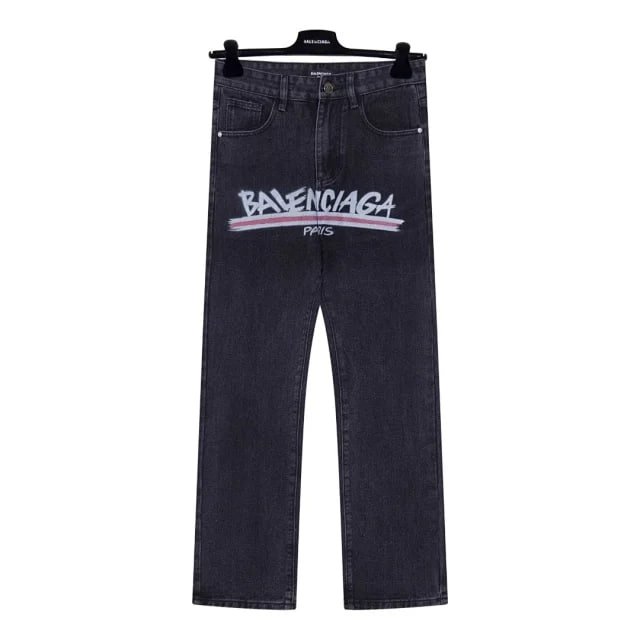 Balenciaga Logo Print Jeans [7 styles] -4