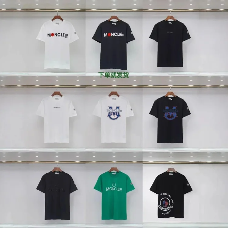  Moncler Logo T-Shirt [9 styles]