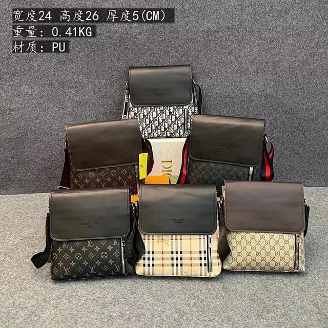 Dior Oblique  Louis Vuitton Monogram  Burberry Check  Gucci GG Supreme Backpacks [9 styles] -3