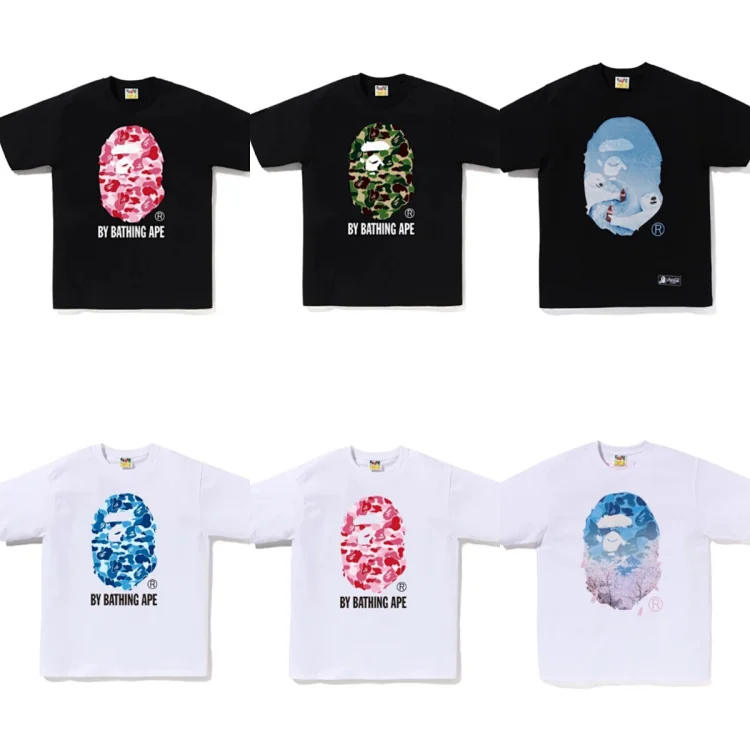 BAPE 1st Camo Big Ape Head T-S