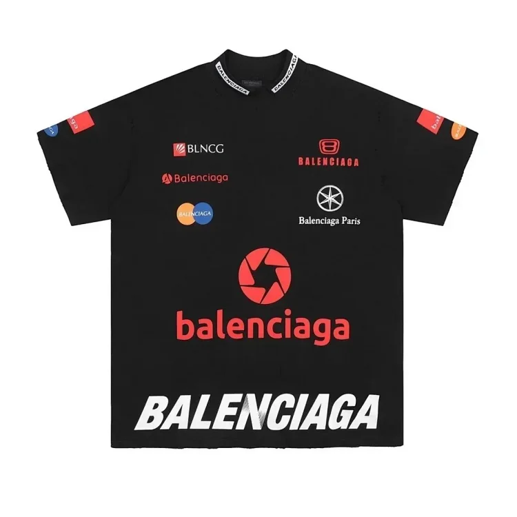 Balenciaga Logo Print T-Shirt