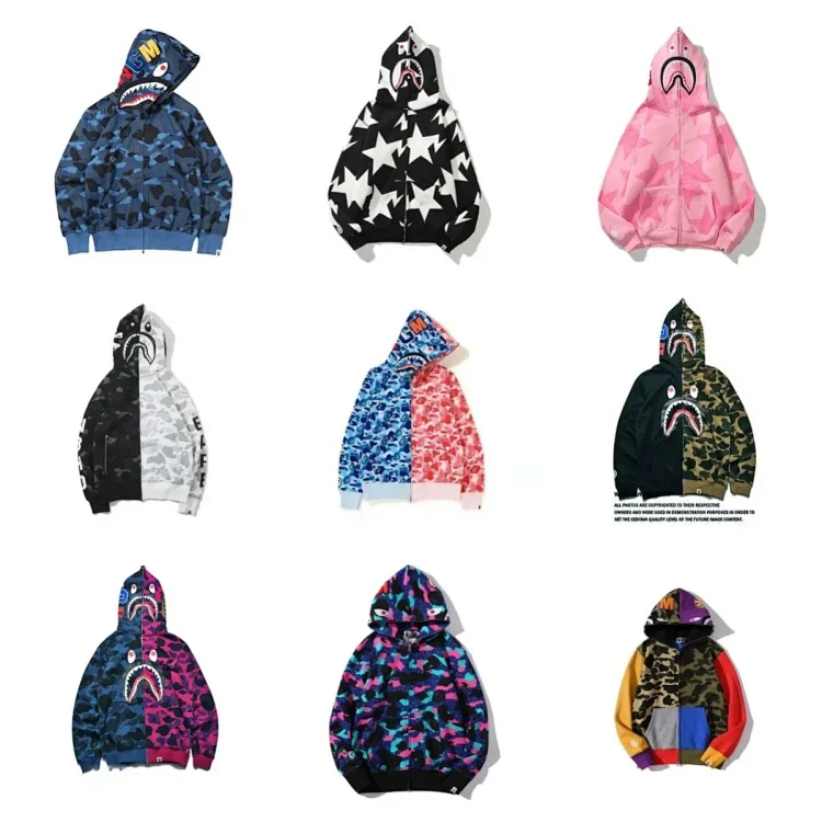 BAPE Shark Hoodies [40 styles]