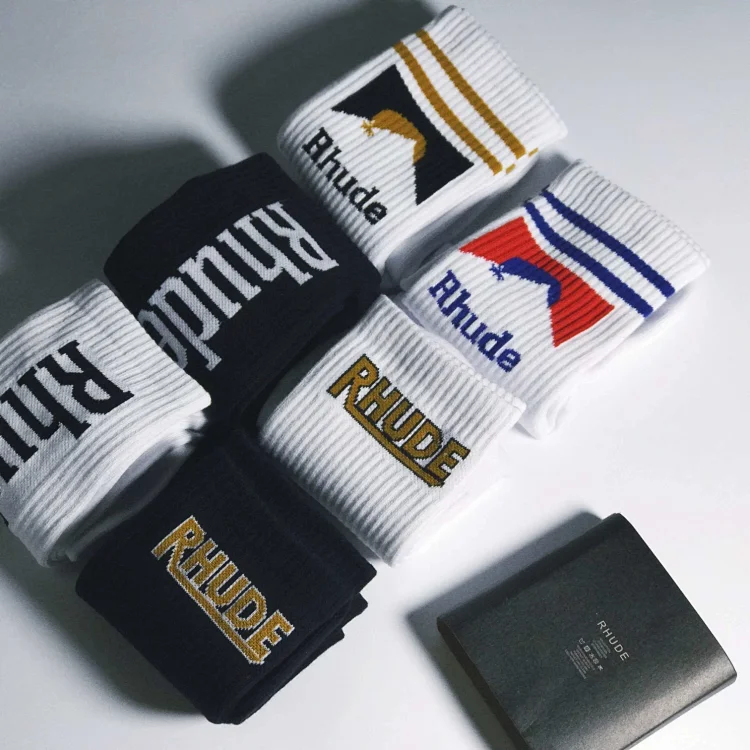  Rhude Logo Socks - High-Quali