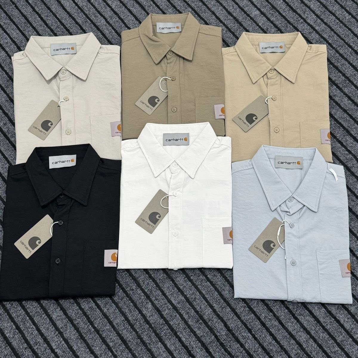 Carhartt T-shirt tee shorts POLO Suits set -3
